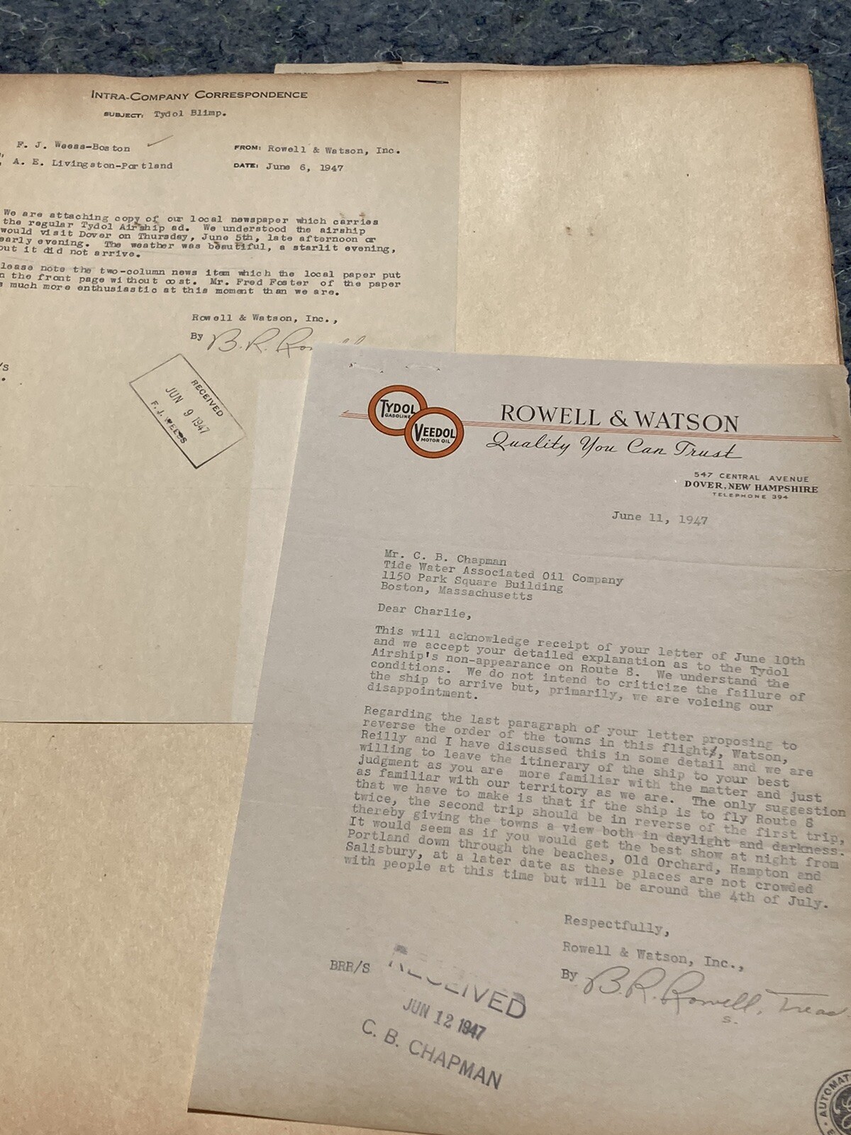 1940’s TYDOL Oil Airship Scrapbook From Oil Company *RARE*