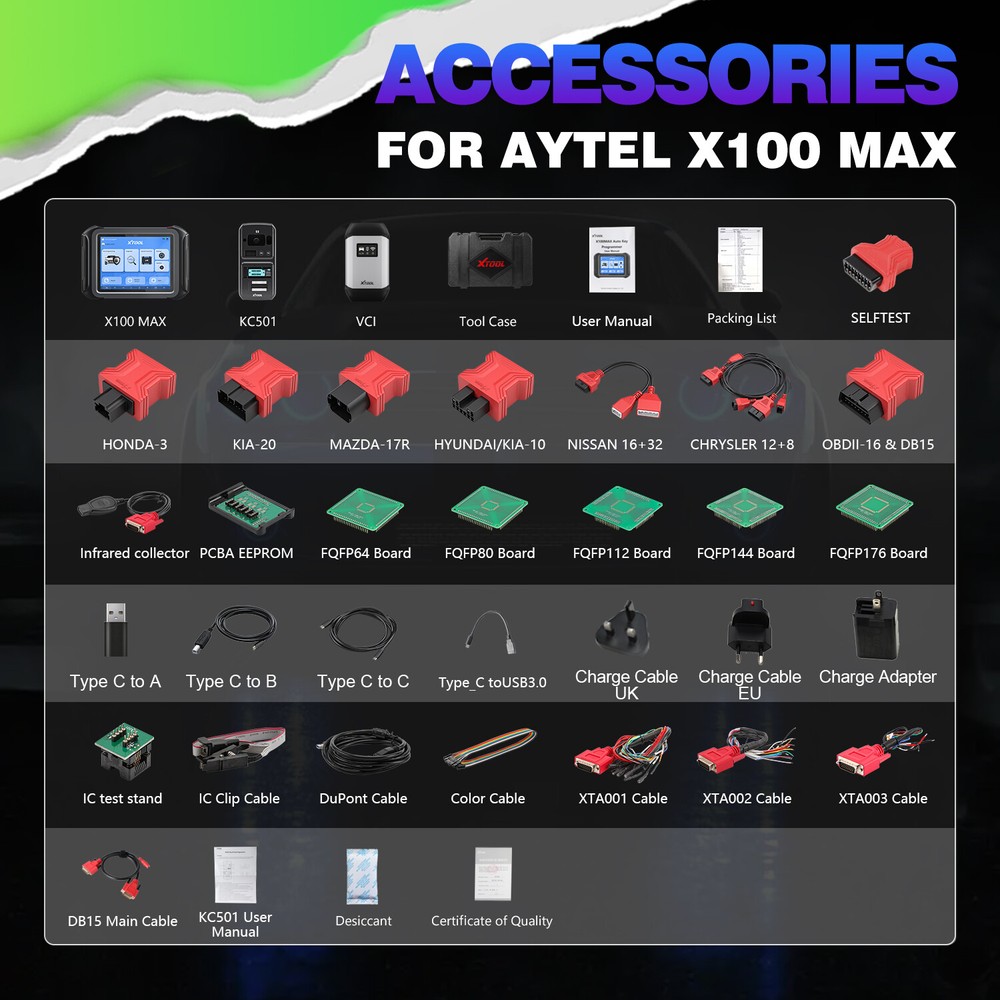 2024 XTOOL X100MAX Scanner IMMO Auto Programming Topology Full Diagnostic Coding