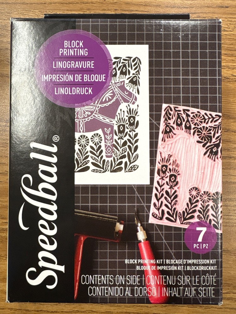 Speedball Super Value Block Printing Kit New