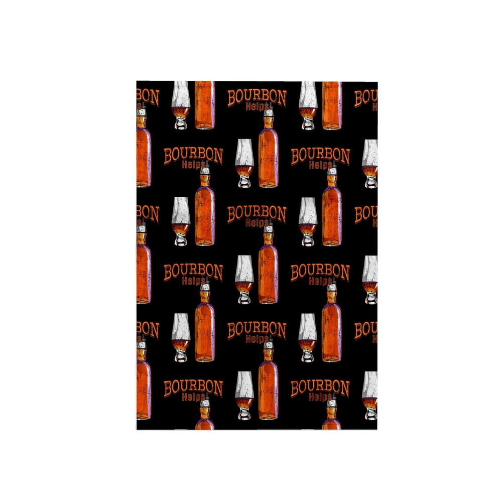 3dRose Bourbon Whiskey Funny Drinking Design Towel Macdonald Creative Studios