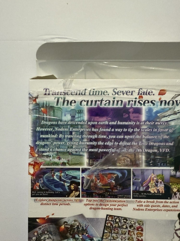 7th Dragon III Code: VFD Nintendo 3DS Empty Box with Artbook