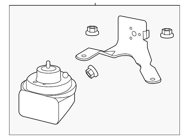 Genuine GM Dual Note Horn 23343359