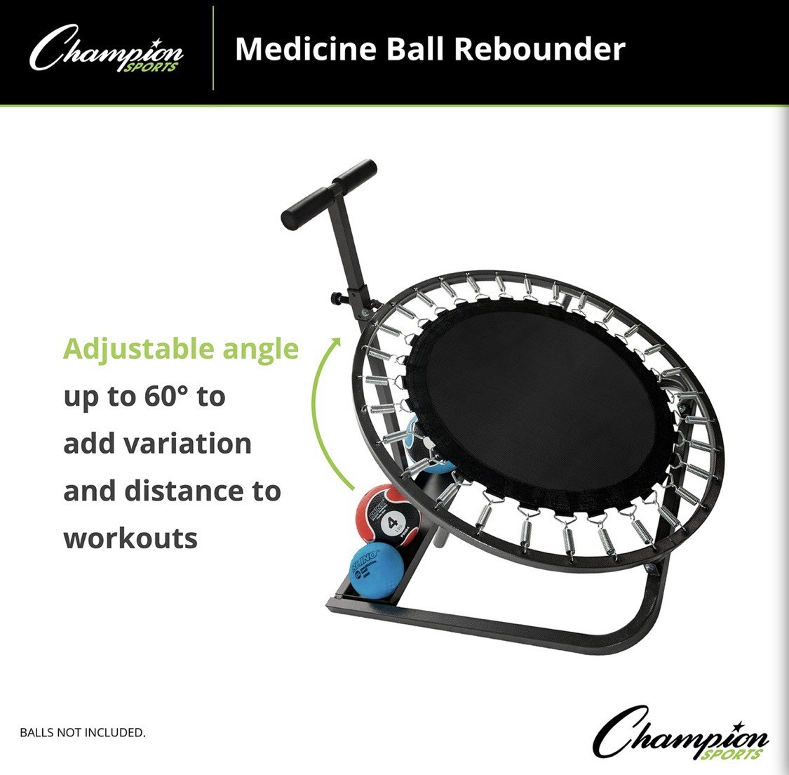 Champion 2'4" Dia. Medicine Ball Rebounder, MBR40