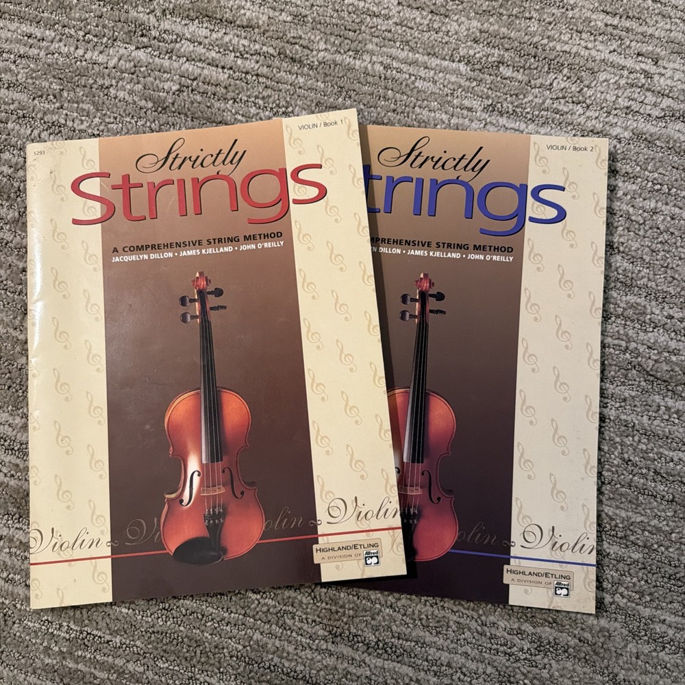 New Strictly Strings Violin Books 1 & 2 Comprehensive String Method