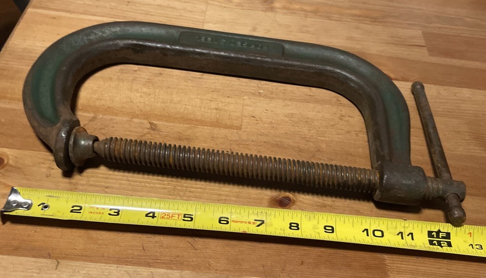 Wright Tool Co 8” C Clamp Heavy Duty 90408B