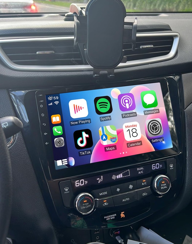 For Nissan Rogue 2014 2015 2016 CarPlay Android auto Car GPS Radio Stereo Navi