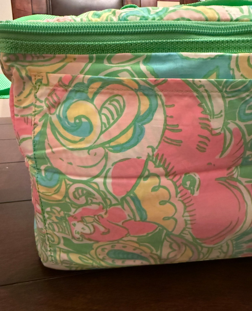 LILLY PULITZER Softshell Cooler Elephant Pattern Insulated Cooler Bag