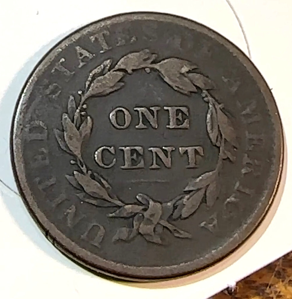 1837 Large Cent Nice Original Fine+ Details CHRC