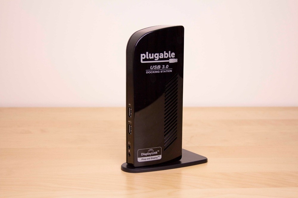 Plugable USB 3.0 Universal Laptop Docking Station, Windows and Mac - Refurbished