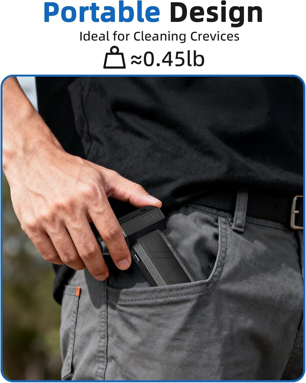 Compressed Air Duster, 130,000RPM Super Power Electric Air Duster