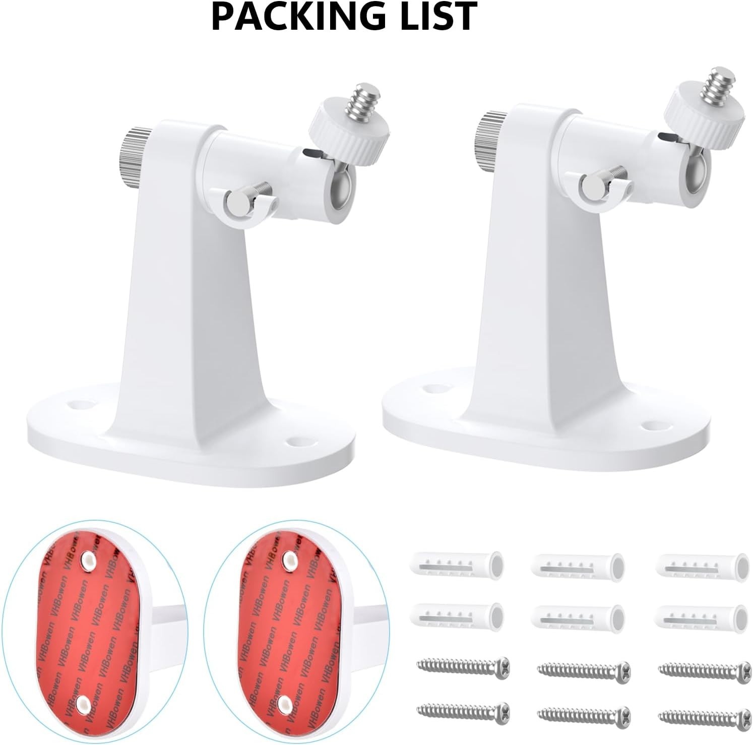 2Pack Ring Camera Wall Mount for Ring Stick up Cam & Ring Outdoor Cam Plus, 360