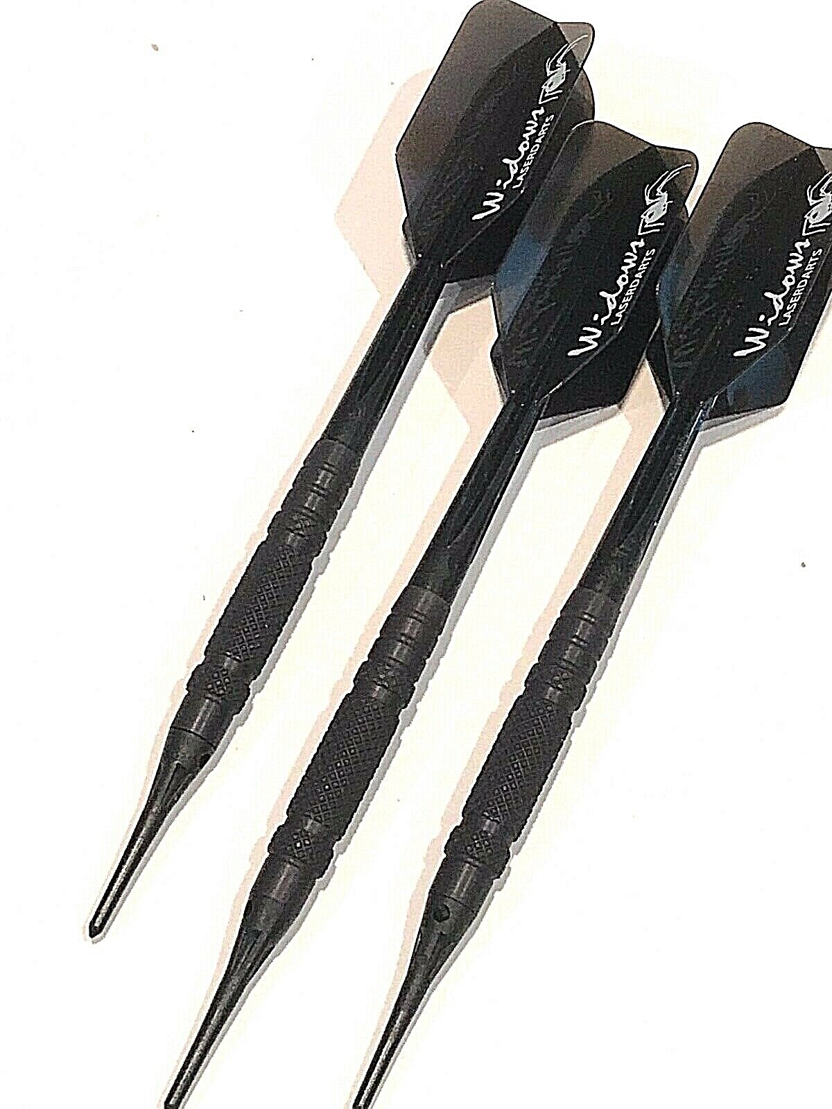 BLACK WIDOW 18 GRAM SOFT TIP LASER DARTS KNURLED SOFT NEW FREE SHIPPING N MORE