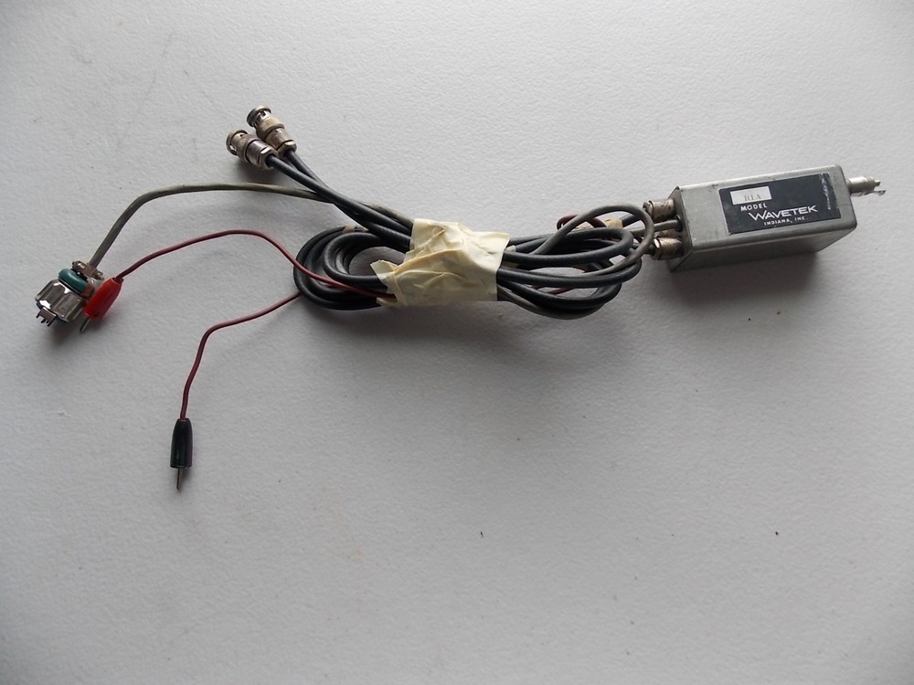 WAVETEK R1A FILTER WITH 3 COAXIAL ADAPTERS AND PROBE
