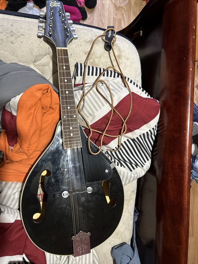 Rogue RM-100A A-Style Mandolin - Black