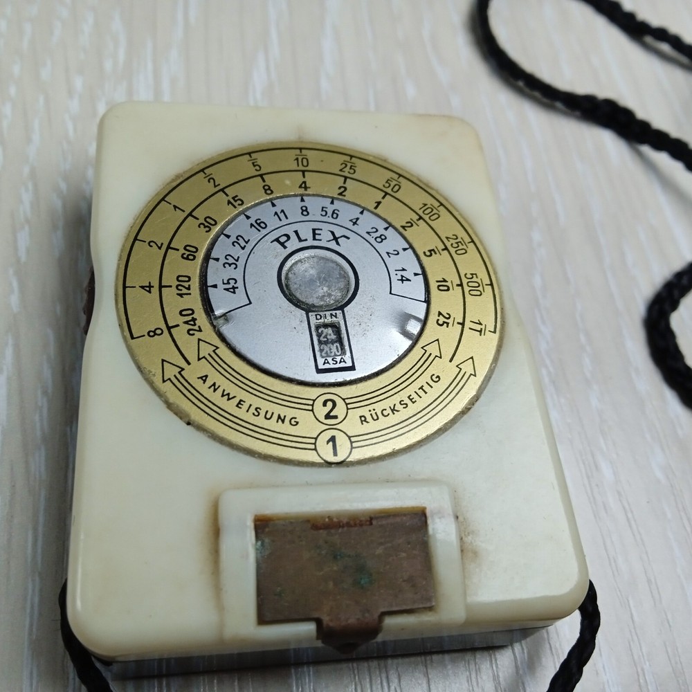 PLEX Camera Light Exposure Meter Working Vintage #0170