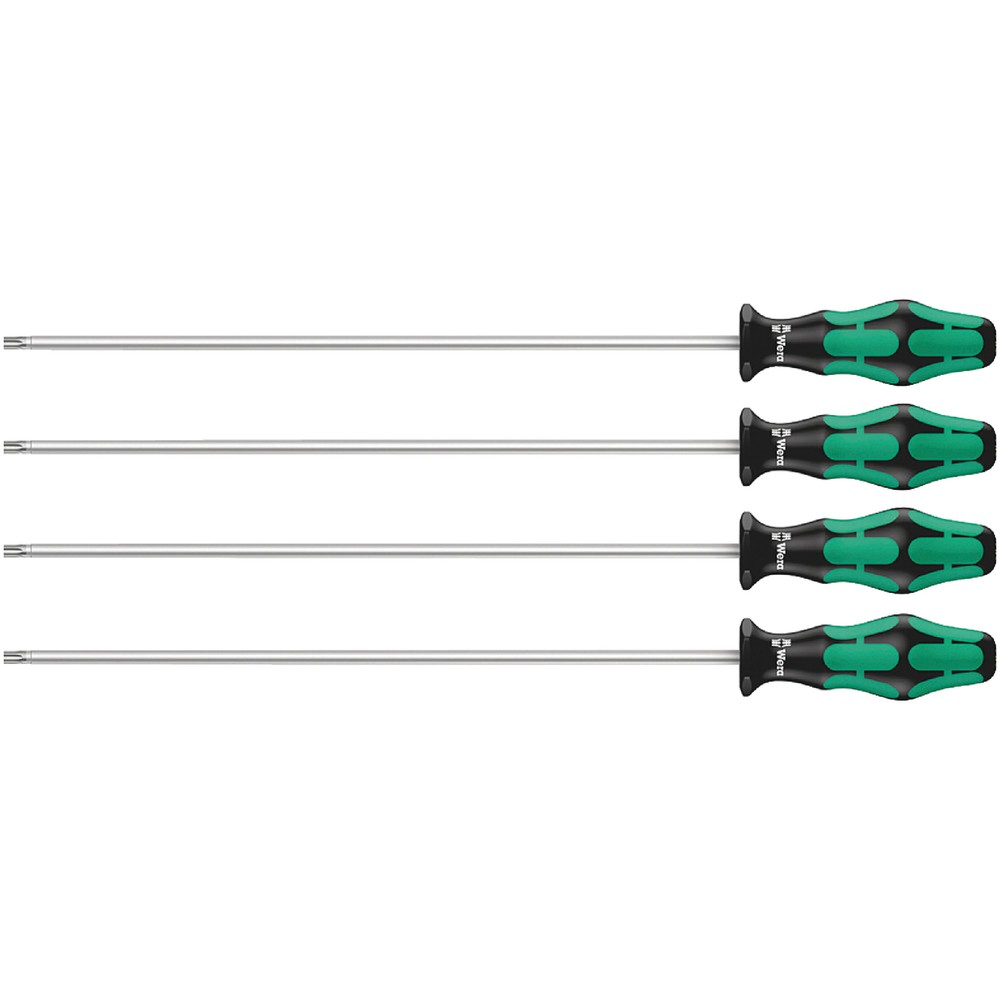 Wera 367/4 HF 300 mm 4/Piece Screwdriver W/Holding Function