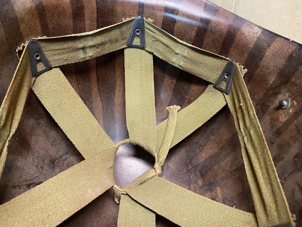 ORIGINAL WWII US ARMY M1 HELMET LINER-FIRESTONE