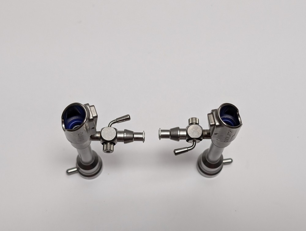 2 pcs. CONMED QL6111 Single Stopcock QuickLatch Bridge Adapter (USED).