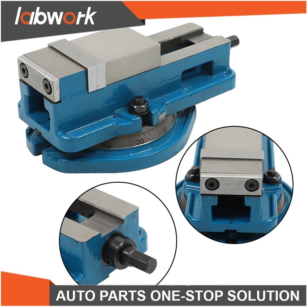 Labwork Precision Mill Vise 360 Degree Swiveling Base Replacement 2"