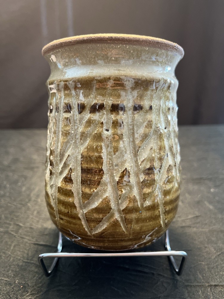 Studio art pottery wall pocket