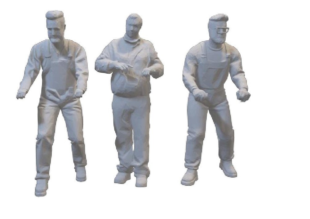 Resin printed Warehouse Workers