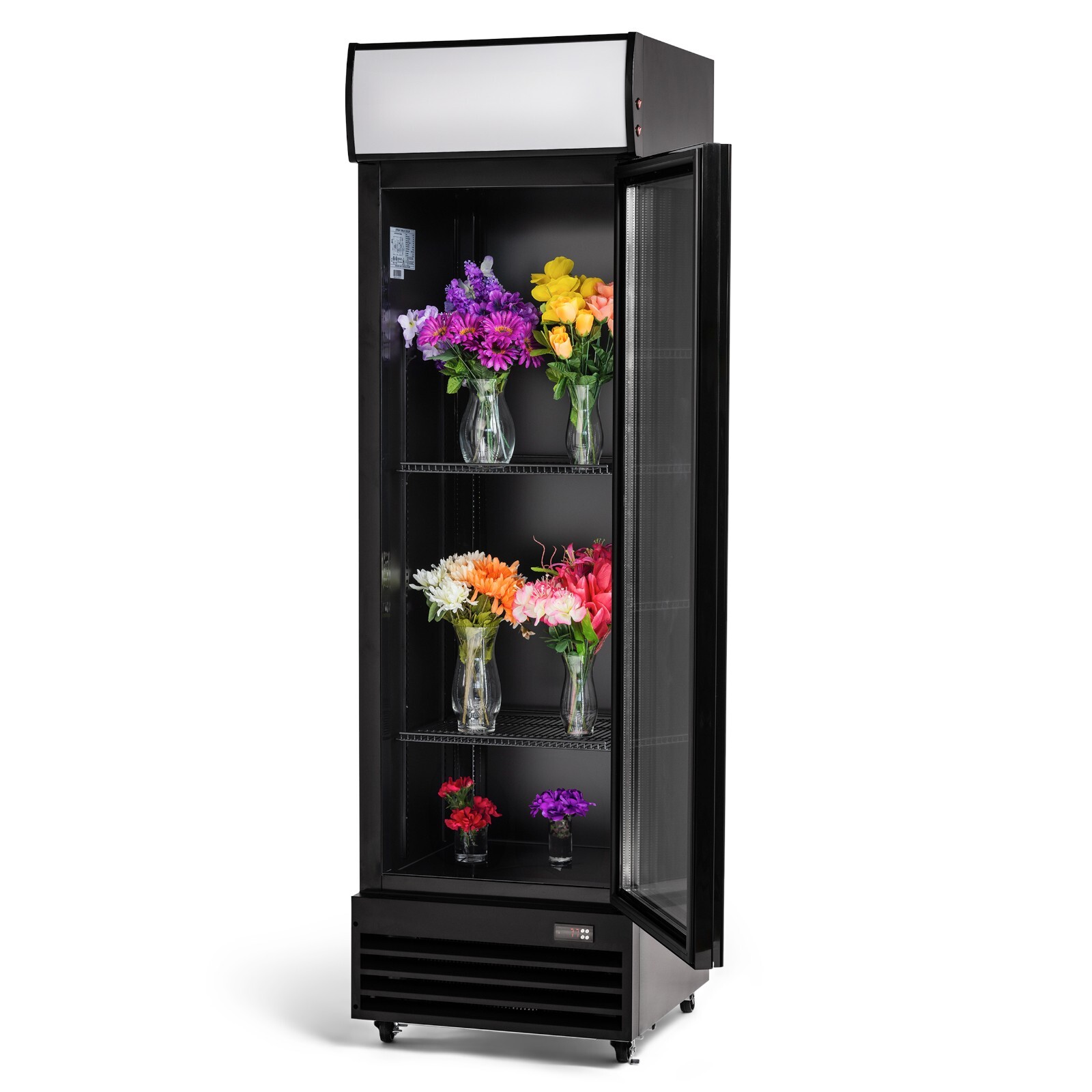 Procool Glass Door Black FLOWER COOLER Display Merchandiser Refrigerator