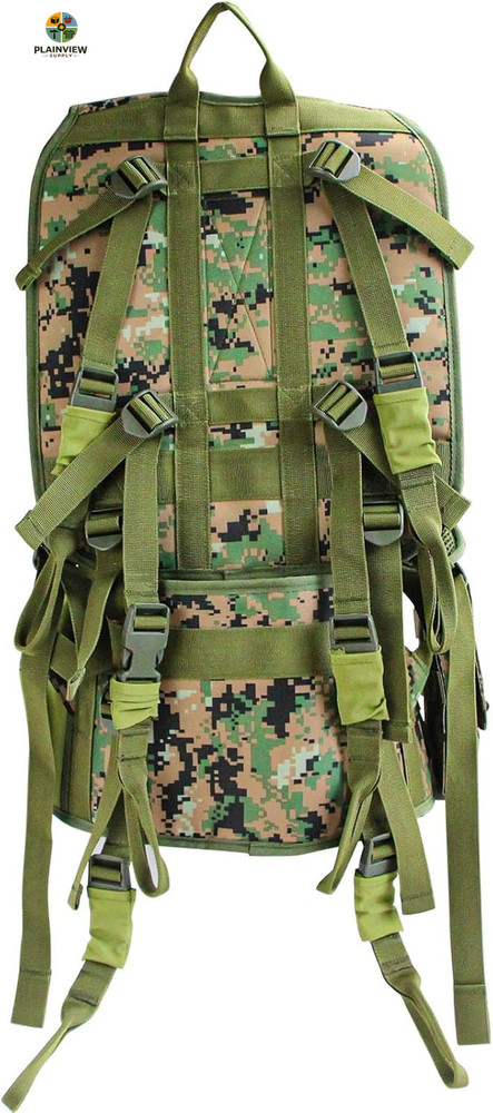 Tree Stand Carrier Backpack with Padded Straps, 8 Connection Points & 3 Pockets,