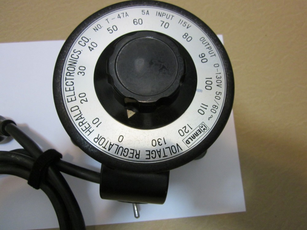 Herald Electronics T-47A Variable Voltage Regulator/Transformer