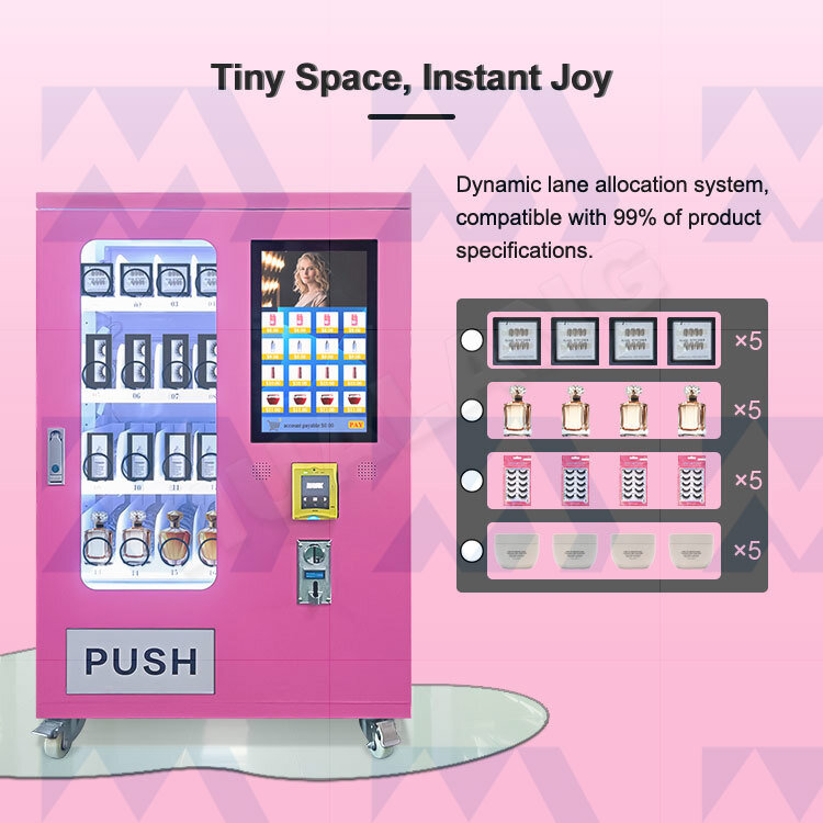 Small Vending Machine Touch Screen Vending With Card Machine Perfume Vending