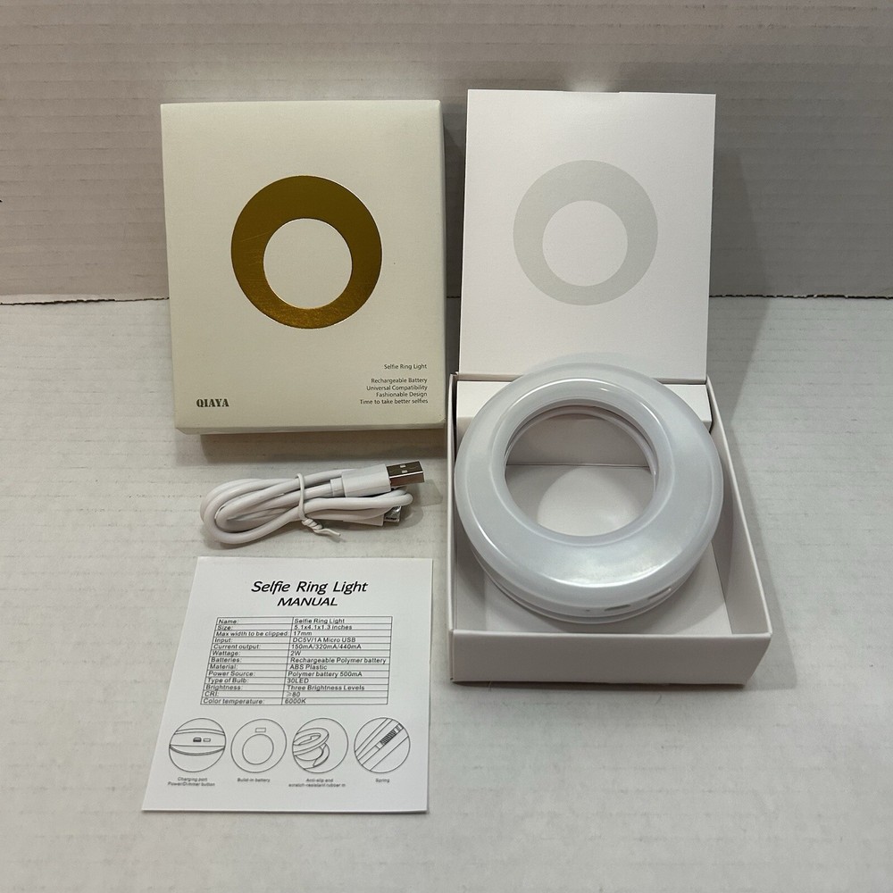 Selfie Light Ring Lights LED Circle Light Cell Phone Laptop Camera