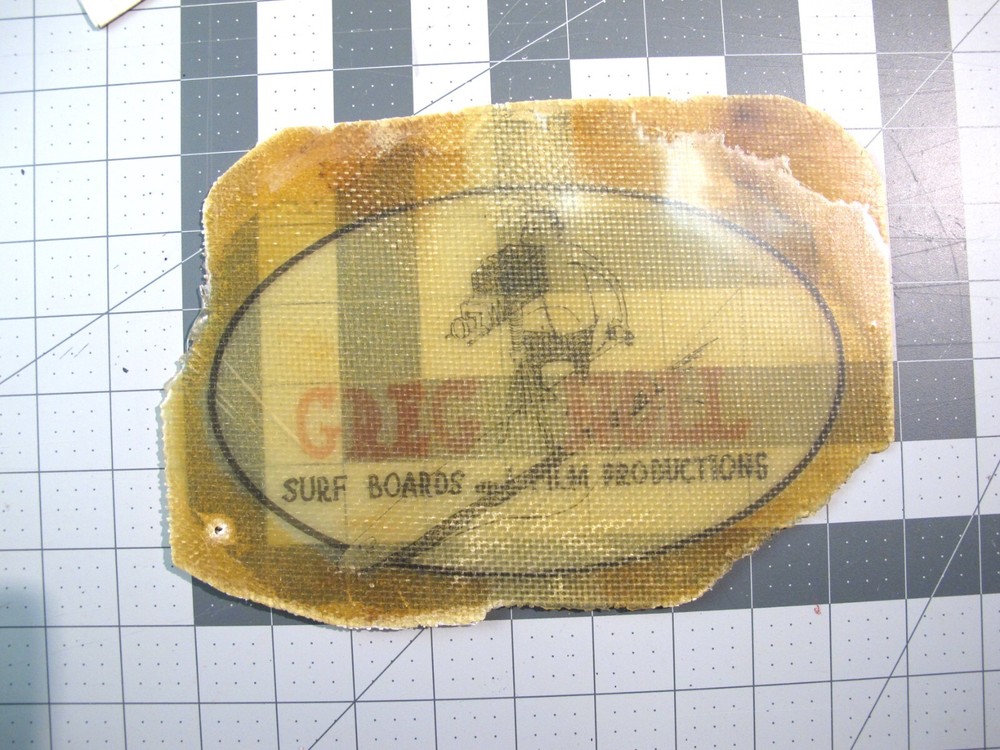 vtg Surfing ephemera - Greg Noll Surfboards laminate version 3
