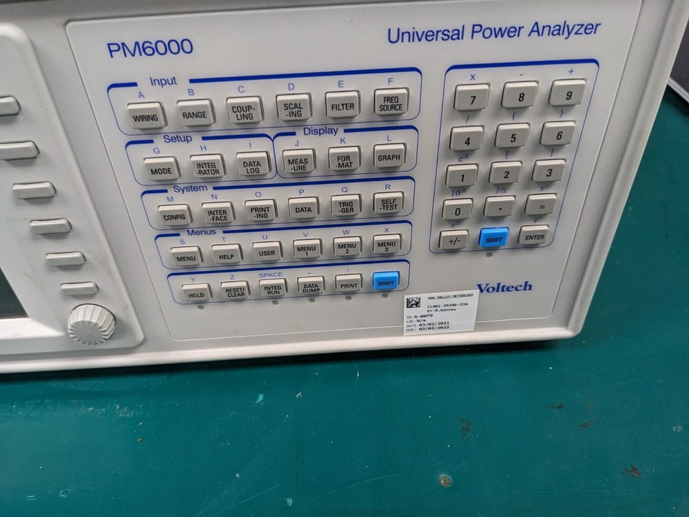 Voltech PM6000 Universal Power Analyzer