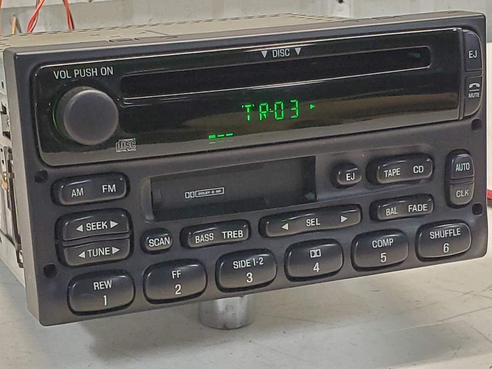 1998-2003 Ford F150 Ranger Explorer Excursion E-Van Radio CD OEM- XL2F-18C868-BB