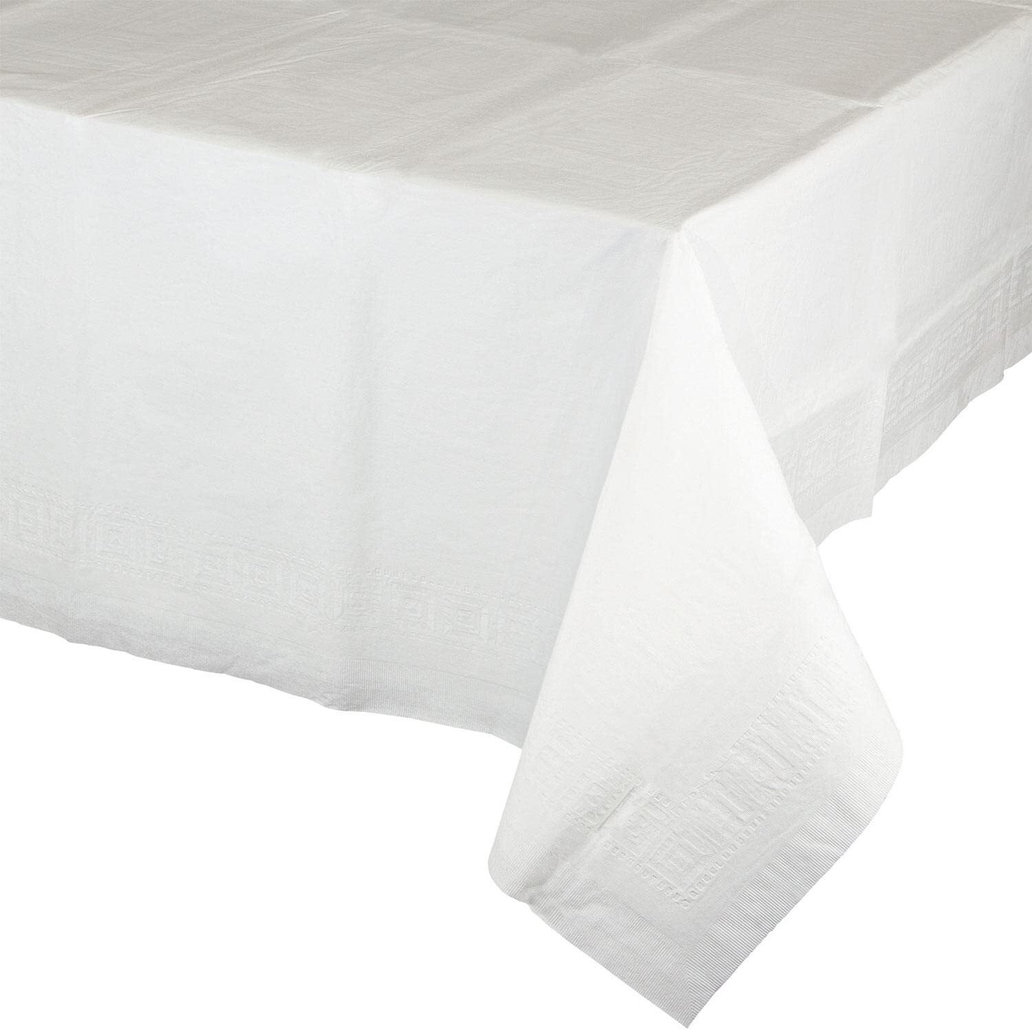Member's Mark White 3-Ply Tissue Tablecovers, 54" x 108" (10 Count)