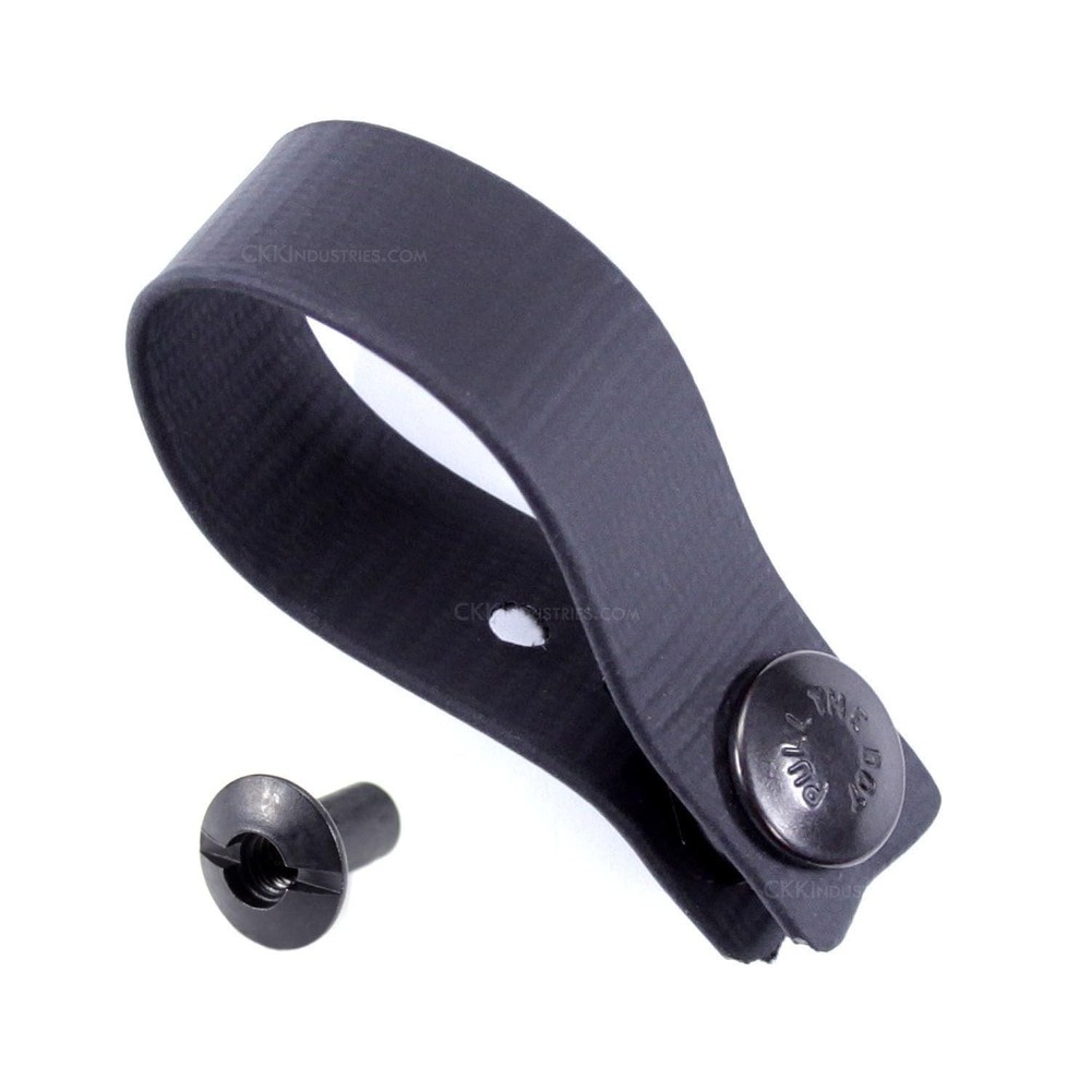 IWB Soft Belt Loops - w/Heavy Duty Rubberized Nylon Pull-The-Dot Security Sna...