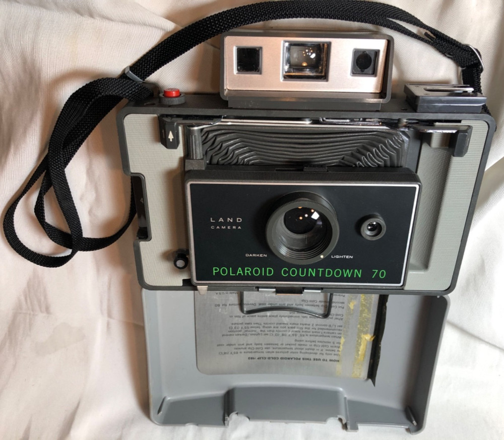 Vtg Estate Polaroid Camera Countdown 70 Automatic Land Camera Untested “As Is”