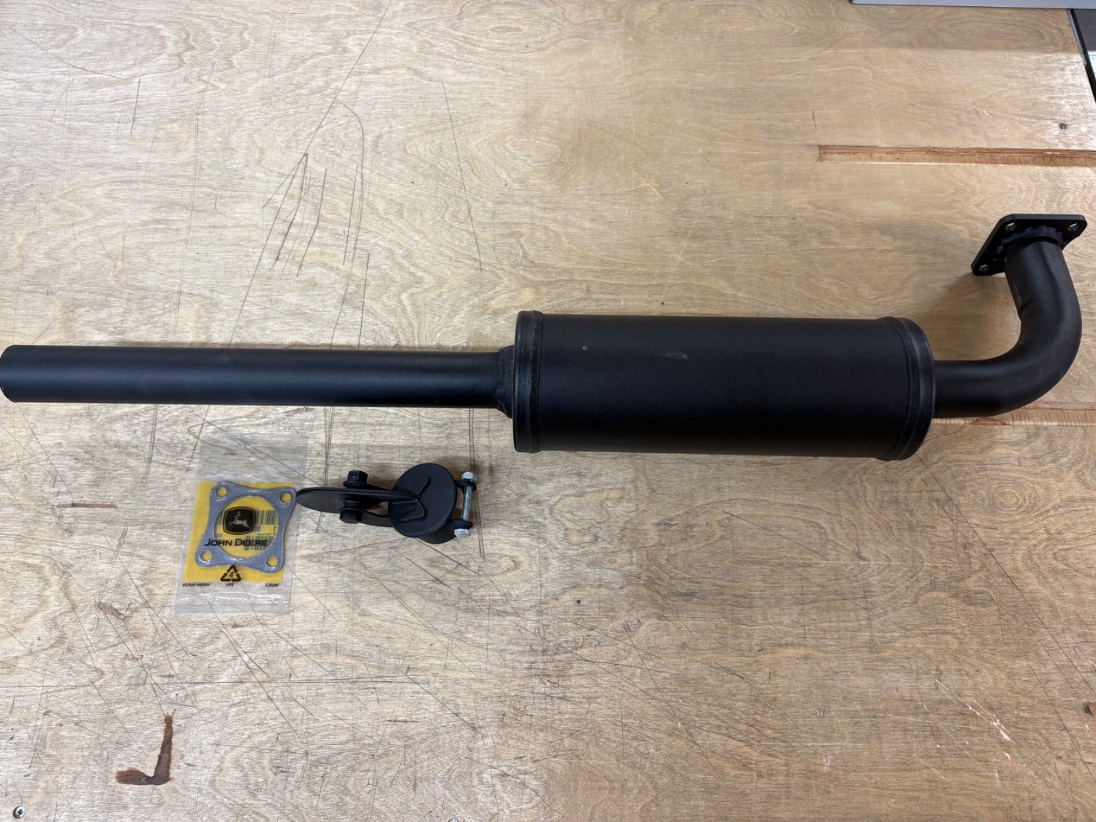 John Deere 650/ 750/ 850/ 950/ 1050 Muffler Exhaust Pipe w/ Gasket & Rain Cap