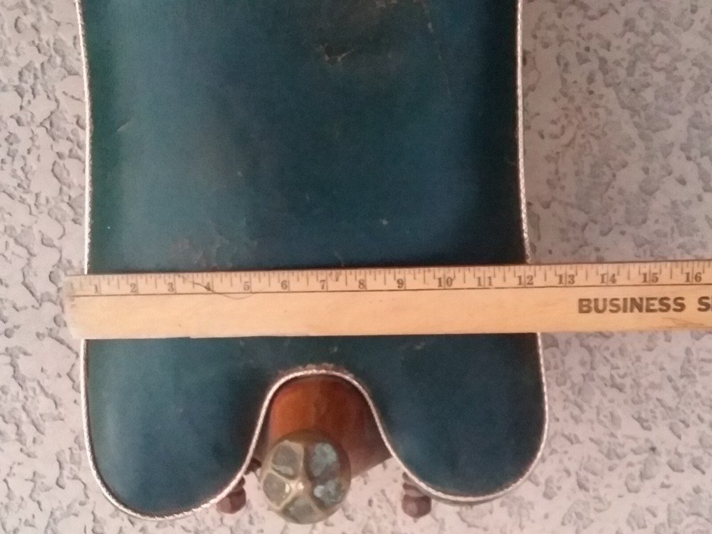 VINTAGE ANTIQUE CAMEL SADDLE/STOOL FOLDING LEGS