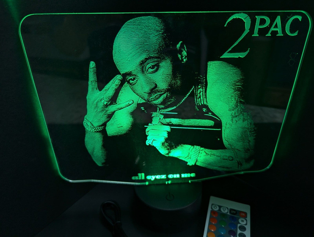 2 Pac Shakur Large L.E.D. Sign Display