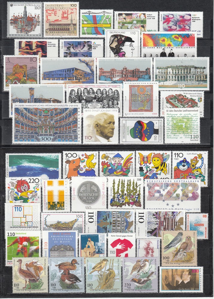 Germany 1998 - complete year set - MNH (b14)
