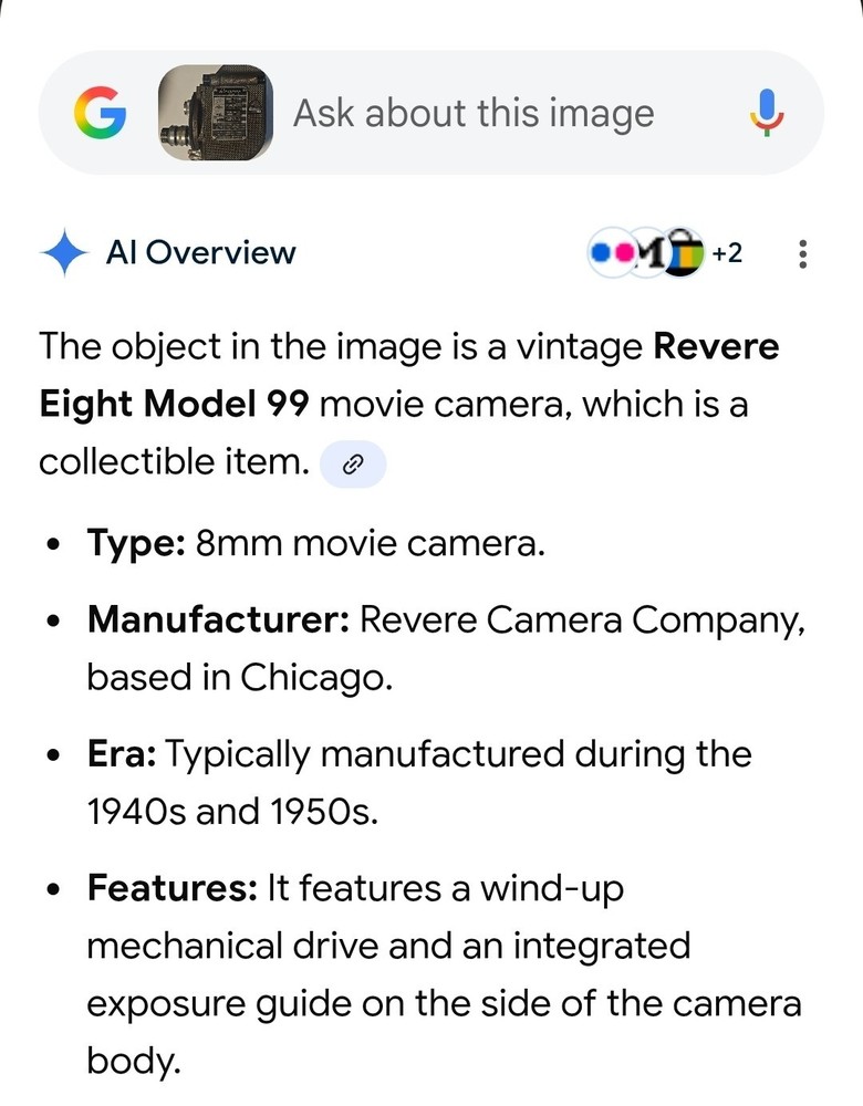 Vintage Revere Eight Model 99 Camera With Case