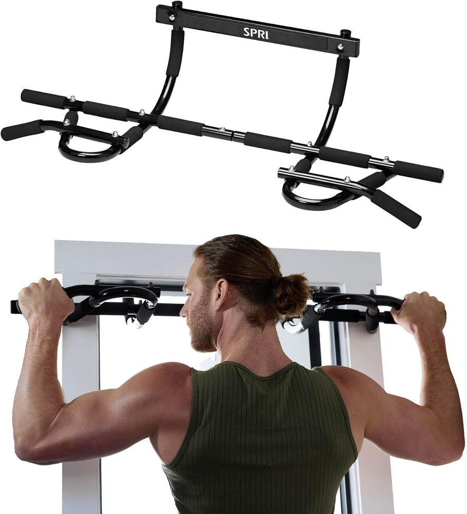 Pull up Bar - 8-Grip and 12-Grip Door Frame Mounting Pull-Up Bar for Versatile W