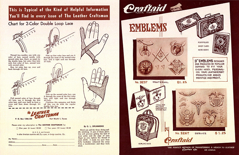Leather Craft Doodle Page, ALTERNATE PATTERN FOR BOWLING PATTERN