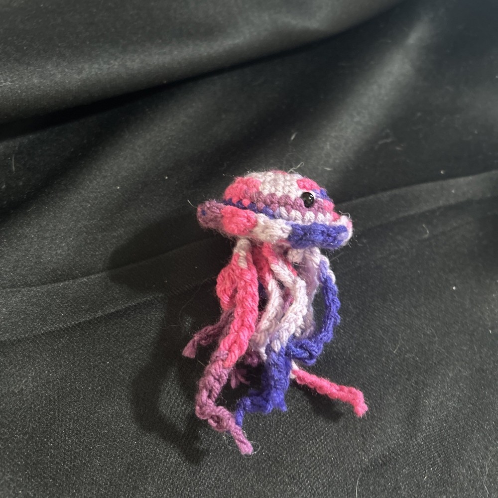 Mini Galaxy Crochet Pocket Jellyfish