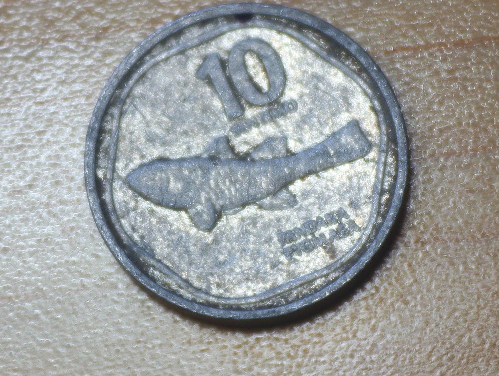 1991 Philippines 10 Sentimos Philippine Goby Fish