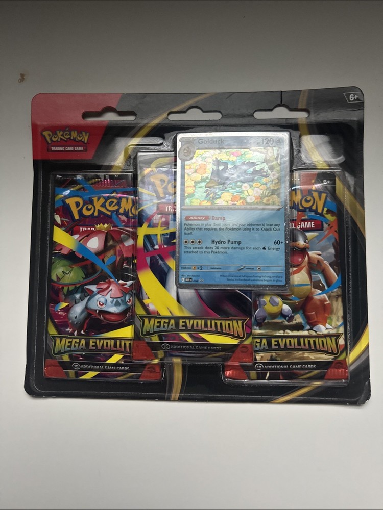 Pokemon - Mega Evolutions - 3pk Blister - Golduck