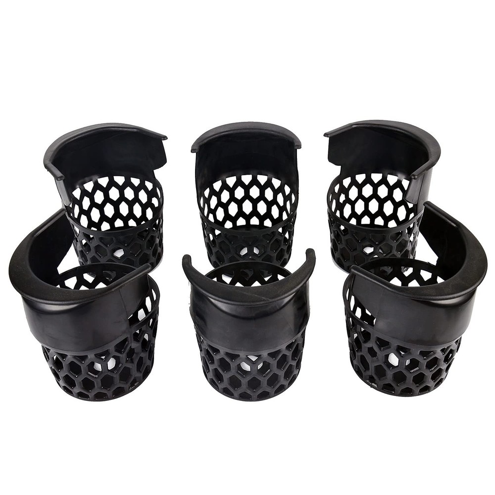Pool Table Pockets Replacement Pockets for Billiard Table Set of 6 Plastic We...