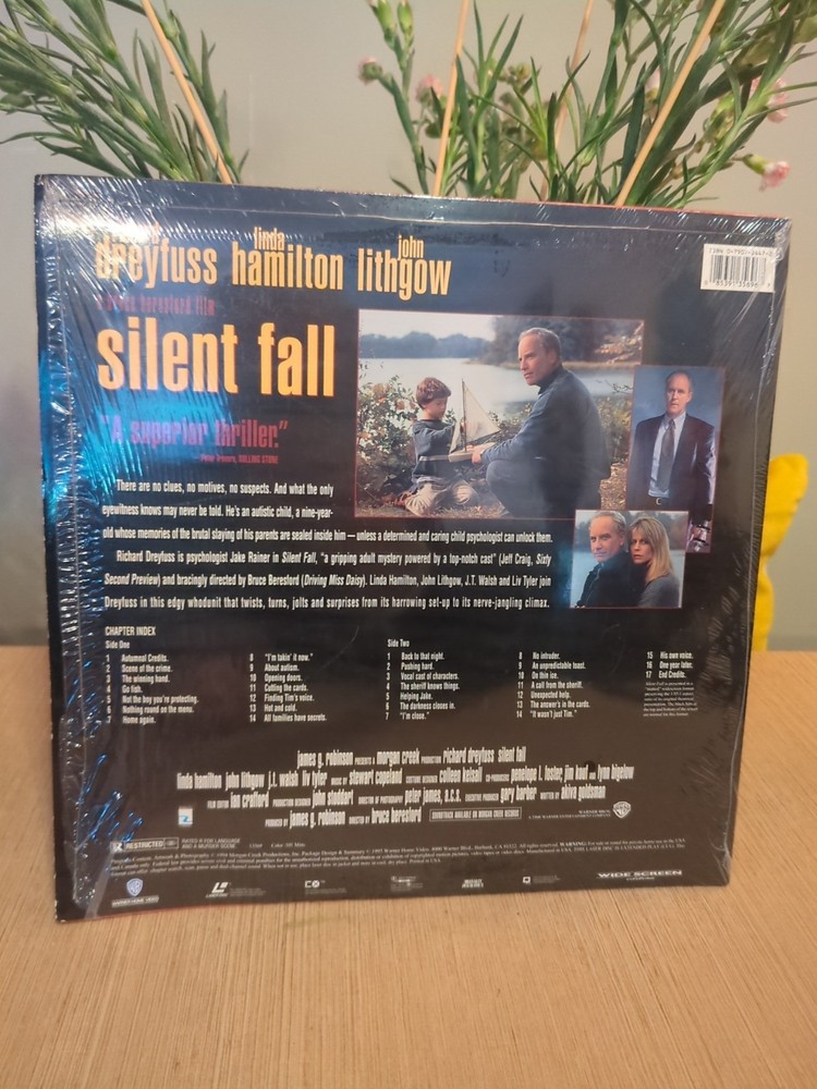 Silent Fall NTSC Laserdisc Richard Dreyfuss . Free Post