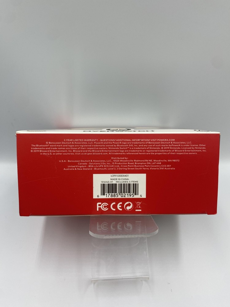 PowerA Overwatch Reaper Wireless Bluetooth Controller Nintendo Switch Brand New