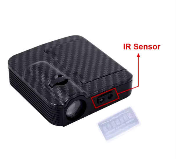 2 Blubs Wireless Ghost Shadow Laser Projector LED Light Courtesy Step Mustang